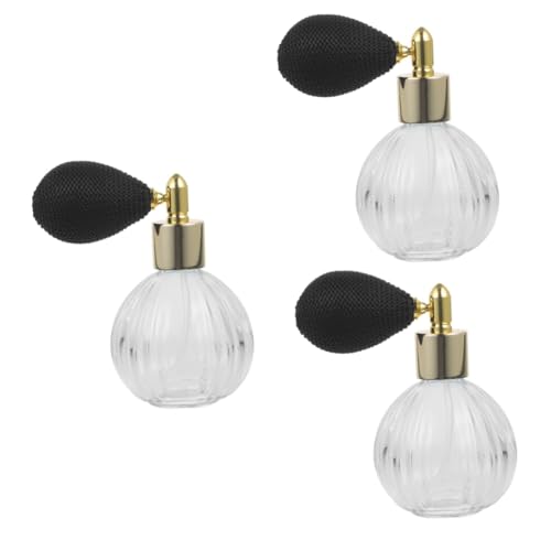 IWOWHERO 3 Stück Mini Parfümflasche Leere Sprühflasche Kleine Sprühflasche Parfüm Reiseflasche Reise Parfümflasche Nebel Sprühflasche Vintage Sprühflasche Parfüme Für Männer von IWOWHERO