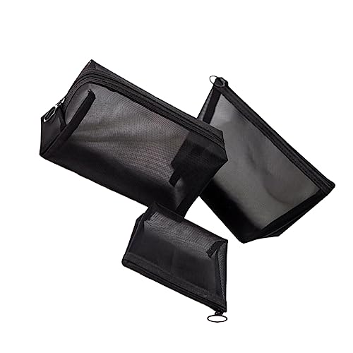 IWOWHERO 3stücke Teiliges Mesh Kosmetiktaschen Vielseitige Aufbewahrung Für Reisen Makeup Und Persönliche Gegenstände Für Frauen Und Mädchen von IWOWHERO