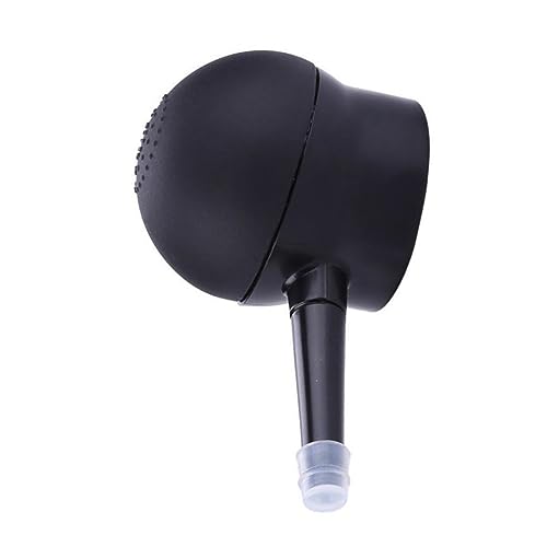 IWOWHERO 3 Stück Silikondüse Haarfärbung Fasersprüher Sprühflasche Pulversprüher Haarstyling Spray Sprühdüse Haarlösung Faserwerkzeuge Schwarz von IWOWHERO