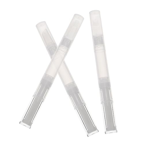 IWOWHERO 3 Stücke 5 Ml Leere Lip Gloss Flaschen Nachfüllbare Lip Glazes Flaschen (transparent) von IWOWHERO