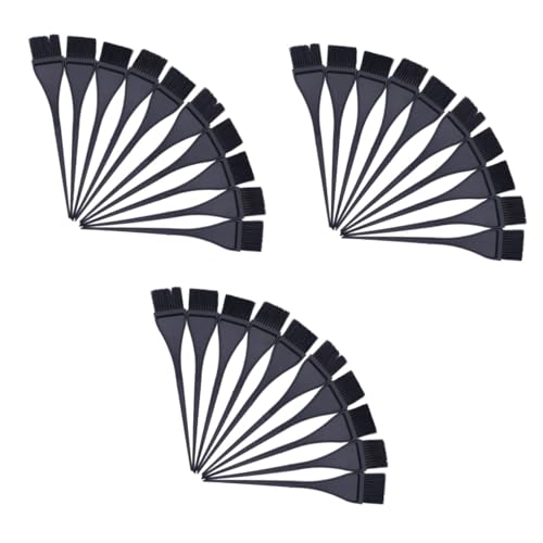 IWOWHERO 30 Stk Bürste Zum Färben Von Haaren Werkzeugkasten Polieren Haarfärbepinsel Färbepinsel Für Den Friseursalon Haarfärbemittel Eyeliner Bausatz Haarfarben-pinsel-set Farbstoff Black von IWOWHERO