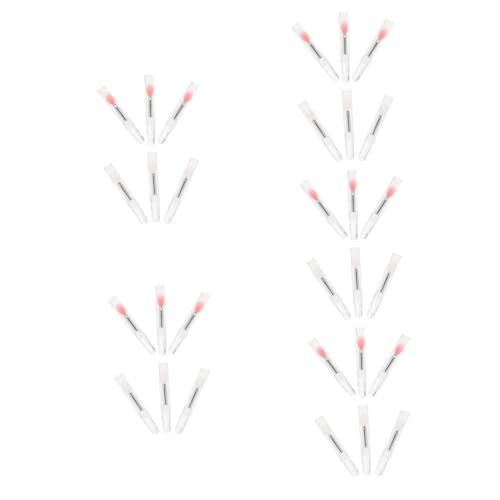 IWOWHERO 30stücke Teiliges Silikon Lippenpinsel Mit Abdeckung Wiederverwendbare Make-up Bürsten Für Lippenstift Und Lidschatten Hautfreundliches Material Für Täglichen Und von IWOWHERO