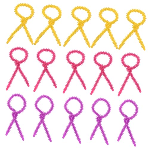 IWOWHERO 30 Stück Hitzebeständige Wiederverwendbare Lockenstäbe für Schonendes Styling Individuelle Frisuren DIY Dauerwellen für Männer und Frauen Salon Heimgebrauch von IWOWHERO