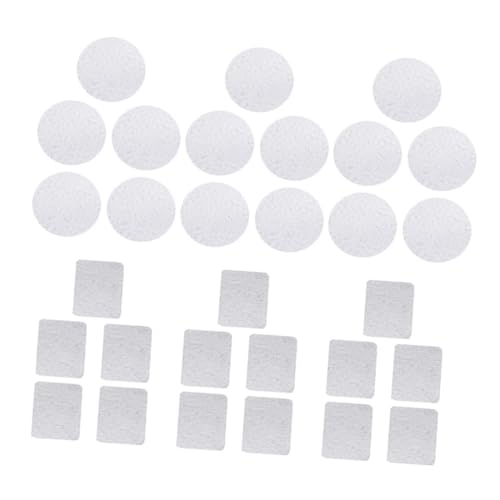 IWOWHERO 30stücke Metallaufkleber Für Lidschattenpaletten Selbstklebend Runde Und Quadratische Aufkleber Zubehör Für Diy-lidschattenpalette von IWOWHERO