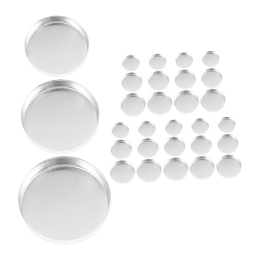 IWOWHERO 30stücke Kosmetik Pfännchen Für Make-up Paletten Kleine Runde Leere Lidschatten Pfännchen Spender Für Kosmetikpaletten von IWOWHERO