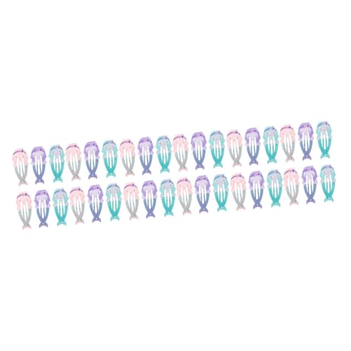 IWOWHERO 36 Stück Snap Haarspangen Anzüge Haarspangen Für Mädchen Cartoon Kinder Modische Haar Accessoires Für Mädchen Kinder Anzug Haarnadel von IWOWHERO