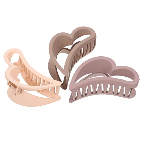 IWOWHERO 3St Griffigkeit Krallenclips für Haare Klemmbacken für Haare Haarspangen für Damen Haarschmuck für Haarklammerhalter Haarspangen für dünnes Haar Haarnadel Haarkralle von IWOWHERO