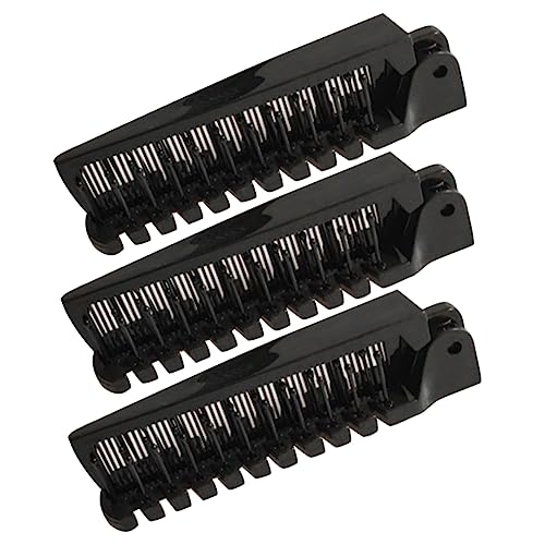 IWOWHERO Reise-Haarbürsten-Set 3-teilig kompakt zusammenklappbar Haarkämme doppelköpfiges Styling-Tool weiche Borsten für Frauen für unterwegs von IWOWHERO