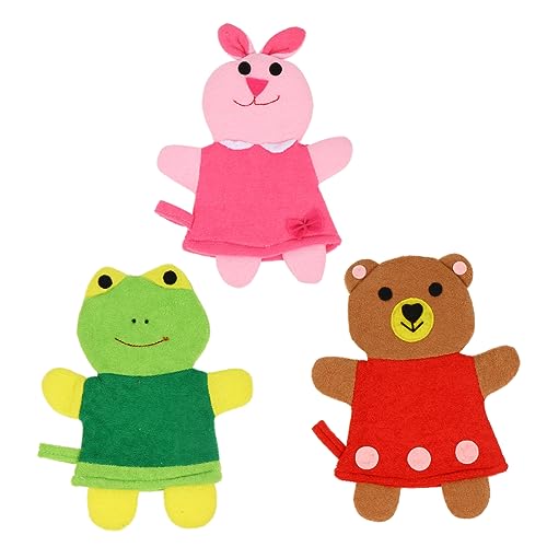 IWOWHERO 3Stücke Bad Handtuch Cartoon Tiermotiv Badehandschuhe Für Kleinkinder Badewäsche Handschuh Kuschelige Reinigungshandschuhe Für Badzeit von IWOWHERO