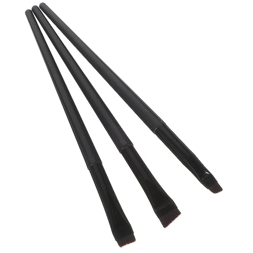 IWOWHERO 3-teiliges Beauty-make-up-eyeliner-pinsel-set Eyeliner-werkzeug Für Mädchen Glatter Griff Praktischer Eyeliner-pinsel Für Augenbrauen Und Augen von IWOWHERO