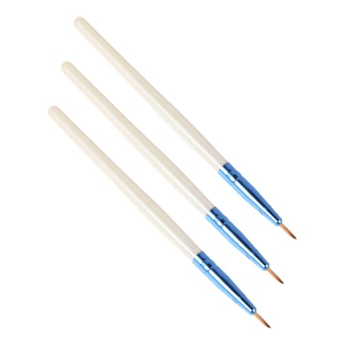 IWOWHERO 3stücke Teiliges Eyeliner-pinselset Für Präzise Augen-make-up-anwendungen Details Für Eyeliner Concealer Und Lidschatten Tragbar Und Vielseitig Für Make-up-enthusiasten von IWOWHERO