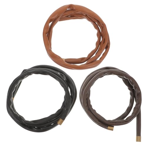 IWOWHERO Zarte Französische Flecht-stirnbänder 3 Stück Haargummis Für Frauen Und Mädchen Modische Pferdeschwanzhalter Für Geburtstagspartys von IWOWHERO