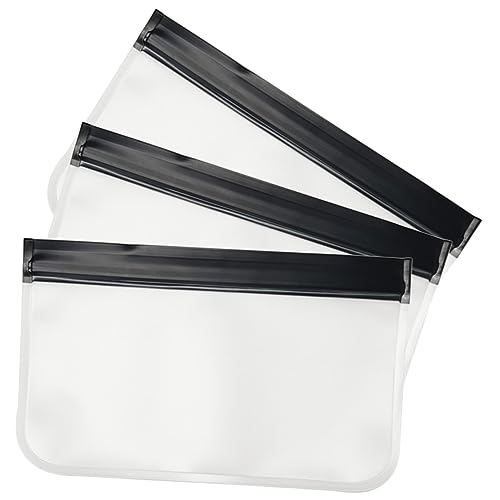 IWOWHERO 3st Kulturbeutel Aufbewahrungstasche Kosmetiktasche Schminktasche Geldbörse Klarer Schminkkoffer Tragbare Parfümtasche Schminktaschen Für Reisende Frauen Mini-schmuckbeutel Morgen von IWOWHERO