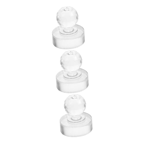 IWOWHERO 3st Lidschattenplatte Gepresster Puderstampfer Lidschatten-stempel Pulverversiegelung Pressdichtungsform Pulverstampfer Gepresste Pulverdichtung Diy Rouge-tool Acryl Transparent von IWOWHERO