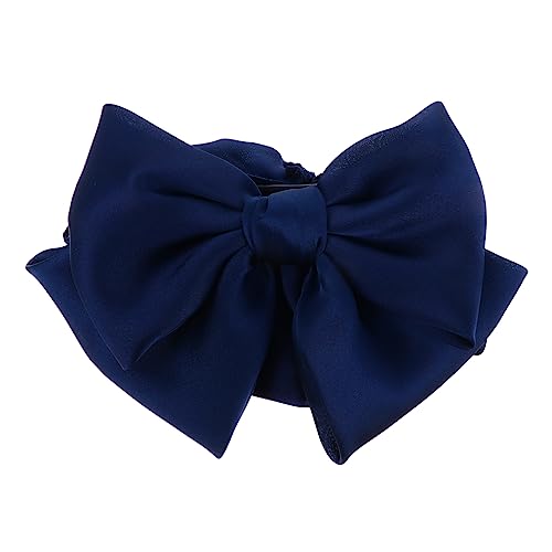 IWOWHERO 3stücke Bow Bun Cover Haarspange Mit Großem Schleifen-design Und Haarnetz Für Frauen Eleganter Haarschmuck Für Besondere Anlässe Und Alltag Für Hochzeiten Und Berufliche von IWOWHERO