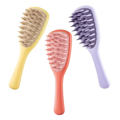 IWOWHERO 3stücke Damenkämme Haar Styling Massagekamm Haarentwirren Kamm Ergonomischer Griff Kopfhautpflege Kamm Für Damen Herren von IWOWHERO