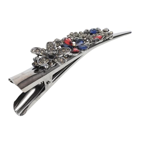 IWOWHERO 3stücke Duckbill Clip Mit Strass Eleganter Haarschmuck Für Damen Zum Frisieren Und Stylen Tragbare Haarspange Für Zuhause Und Reisen Bunt von IWOWHERO