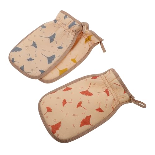 IWOWHERO 3stücke Duschhandschuh Für Rücken Peeling-badetuch Hautbadehandschuh Reichhaltiges Schaumtuch Duschmassegerät Reinigung Fördert Durchblutung Leicht Zu Verwenden Unisex Für von IWOWHERO