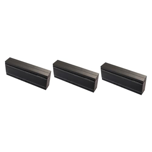 IWOWHERO 3stücke Füllfederhalter Box Aus Pu-Material Multifunktionale Stiftetui Für Dekorative Aufbewahrung Robuste Und Tragbare Stift-Organizer Für Büro Und Zuhause von IWOWHERO