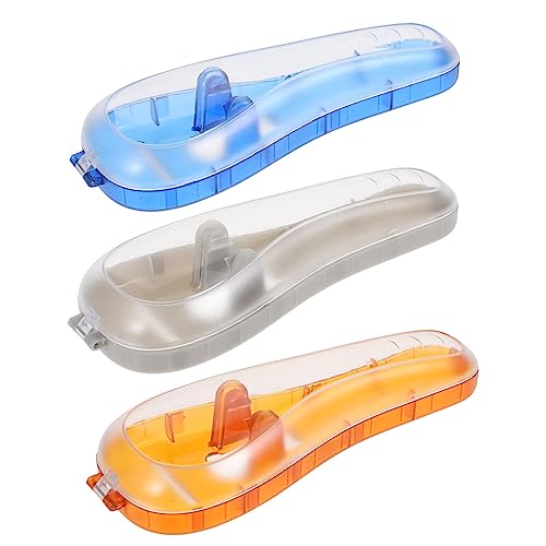 IWOWHERO 3stücke Rasierer Aufbewahrungsboxen Tragbares Reiseetui Für Nassrasierer Schutzhülle Für Rasierer Umweltfreundliches Material Exquisite Verarbeitung Für Unterwegs von IWOWHERO