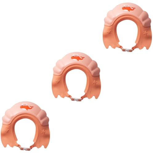 IWOWHERO 3stücke Shampoo Kappe Für Neugeborene Einstellbare Wasserdichte Haarwaschhaube Mit Ohrenschutz Für Junge Mädchen Und Kleinkinder Wal Design von IWOWHERO