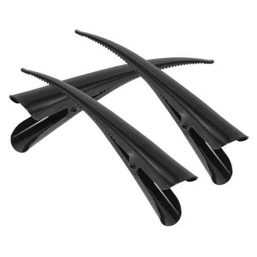 IWOWHERO 3stücke Entenschnabel Haarspangen Aus Metall Haarklammern in Entenschnabelform Clips Für Frauen Junge Mädchen Mädchen Schwarz Haarschmuck Zubehör von IWOWHERO