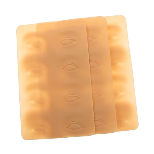 IWOWHERO 3stücke Übungshaut Für Augenbrauen- Hochwertige Praxis- Für Eyeliner Und Make-up Für Professionelle Schulungen Und Tattoos von IWOWHERO