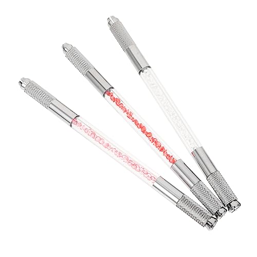 IWOWHERO 3stücke -microblading-stifte Manuelle Augenbrauenstifte Doppelköpfige Augenbrauenstifte Make-up-tools Für Frauen Geeignet Für Augenbrauen-tätowierungen Eyeliner von IWOWHERO