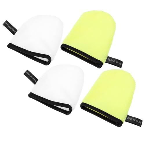 IWOWHERO 4 Stück Damen Make-up-entferner-handtücher, Make-up-reinigungshandschuhe, Schönheits-gesichtstücher von IWOWHERO