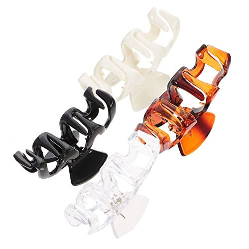 IWOWHERO 4stücke Wellen-haarklammern Für Frauen Kunststoff-haarstyling-clips Für Dickes Und Dünnes Haar Elegantes Design Verschiedenen Farben Für Jeden Anlass von IWOWHERO