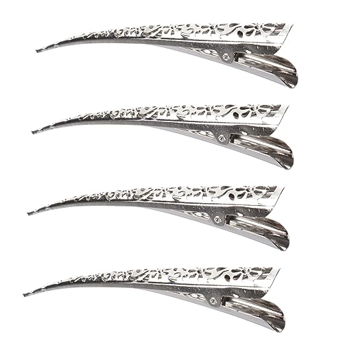 IWOWHERO 4er Set Haarklammern Ohne Zähne Elegante Frauen Haarklipps Im Hollow Style Ideal Für Verschiedene Frisuren Und Anlässe von IWOWHERO