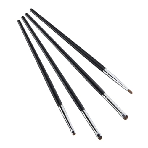 IWOWHERO 4stücke Teiliges Eyeliner-pinselset Für Präzisen Lidschatten Feine Applikatoren Für Perfektes Augen-make-up Für Professionelle Und Private Nutzung Bequemes Design Perfektes von IWOWHERO
