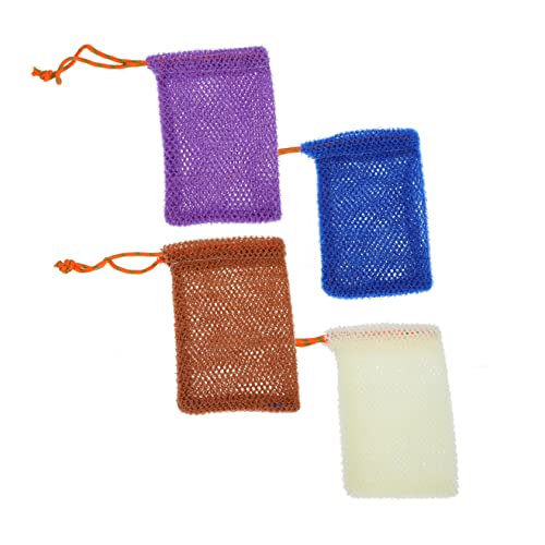 IWOWHERO Bad Peeling Handtuch Set Afrikanische Seife Tasche Beutel Reinigung Tasche 4 Farben Sparen Sie Zeit von IWOWHERO