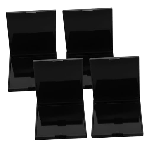 IWOWHERO 4 Stück UV Nagelkleber Organizer mit Schwarzer Basis Lichtgeschützte Aufbewahrungsbox für UV Gel Jelly Glue Kompakt und Langlebig zur Optimalen Schutz und Lagerung von Nagelkleber von IWOWHERO