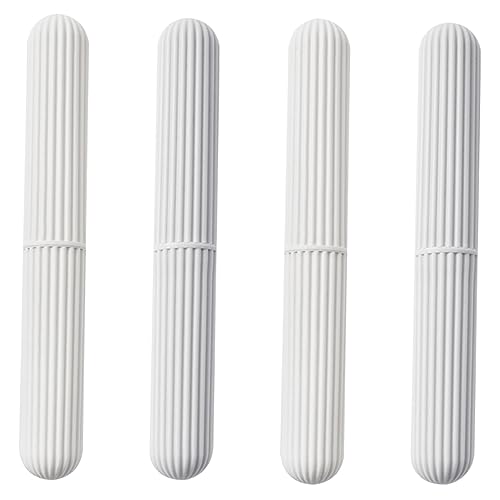 IWOWHERO 4 Stücke Aufbewahrungsbox Für Zahnbürsten Reisen Erwachsene Zahnbürste Fall Reisezahnbürste Zahnbürste Reisekoffer Schützender Zahnbürstenhalter Reise-zahnbürsten-Organizer von IWOWHERO