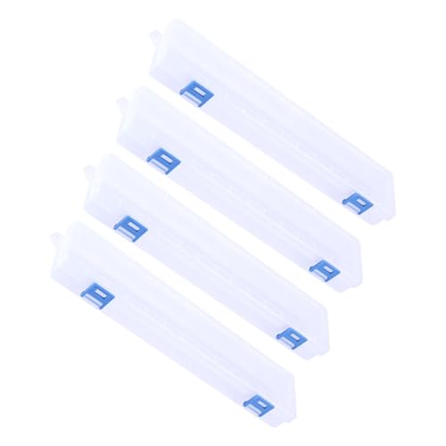 IWOWHERO 4stücke Tragbare Lagerungsboxen Malerei Pinsel Handheld Werkzeug Organizer Klar Malerei Stiftbox von IWOWHERO
