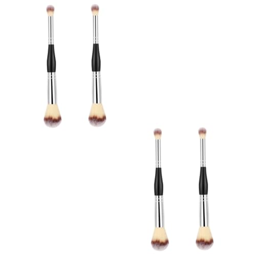 IWOWHERO 4stücke Doppelköpfiger Make-up Pinsel Für Konturierung Und Highlighting Multifunktionale Kosmetikbürsten Für Lose Puder Und Für Und Mädchen von IWOWHERO