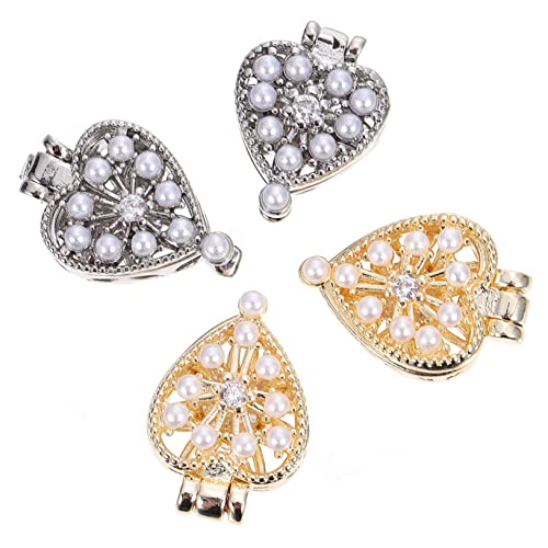 IWOWHERO 4stücke Love Nail Gems Herz Nail Charms Dekorationsset Für Nägel Handys Notizbücher Und -projekte Für Feste Hochzeiten Und Besondere Anlässe von IWOWHERO