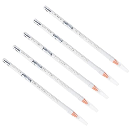 IWOWHERO 5 Stk Glatter Augenbrauenstift Wiederholte Make-up-stift Für Augenbrauen Augenbrauenstifte Für Frauen Augenbrauenstift Für Augenbrauenpuder Dauerhaft Einfügen Weiß Fräulein von IWOWHERO