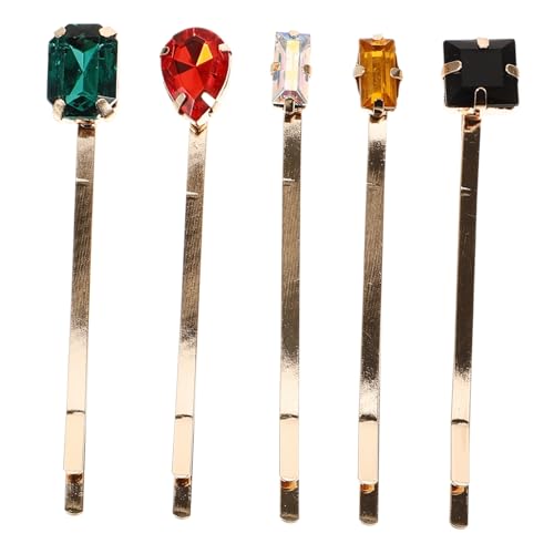 IWOWHERO 5stücke Bohrer Haarspange Gold Damen Haarspangen Mit Bobby Pins Mode Haarnadeln Für Mädchen Und Frauen Leicht Zu Tragen Für Jede Frisur Geeignet von IWOWHERO