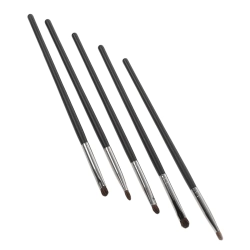 IWOWHERO 5 Stück Teiliges Lidschatten Make up Pinselset mit Doppelseitigen Applikatoren Langlebige Kosmetikwerkzeuge Leichte Handliche Pinsel für Präzises Augen make up für Reisen und von IWOWHERO