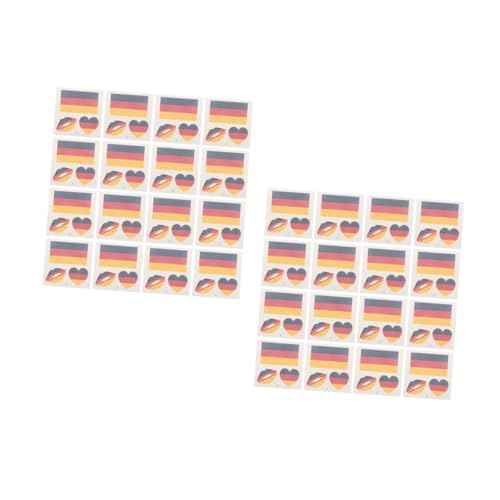 IWOWHERO 50 Blatt Aufkleber Temporäre Tattoos Zum Tag Des Kanadas Abziehbilder Flaggen Flagge Schottlands Wimpelkette Patriotischer Aufkleber Aufkleber Kroatien Tayler Aufkleber von IWOWHERO