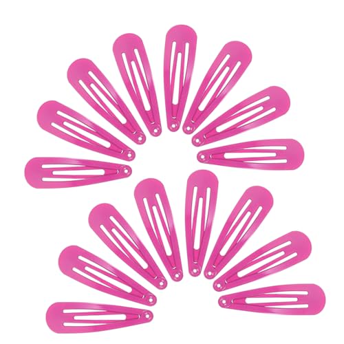 IWOWHERO 50stücke Haarspange Druckknopf-haarspangen Für Mädchen Damen Haarspangen Metall Haar Clips Pin Styling Werkzeuge Bobby Snap Zubehör Klassisch Schlicht Langlebig von IWOWHERO
