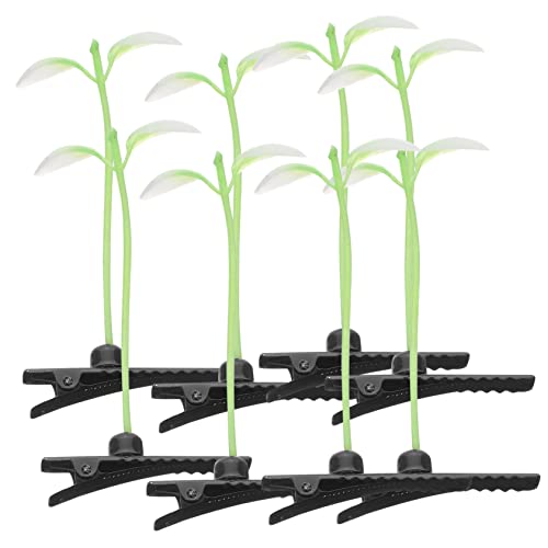 IWOWHERO 50stücke Bohnsprossenhör Clips Simulation Pflanze Barrettes Haar Zubehör Für Mädchen von IWOWHERO