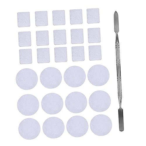 IWOWHERO 56Stücke Teiliges Metallaufkleber für Make Up Paletten Magnetische Spatel für Lidschatten Lippenstift und Mehr für Profis und Anfänger Leicht zu Reinigen und Handlich von IWOWHERO