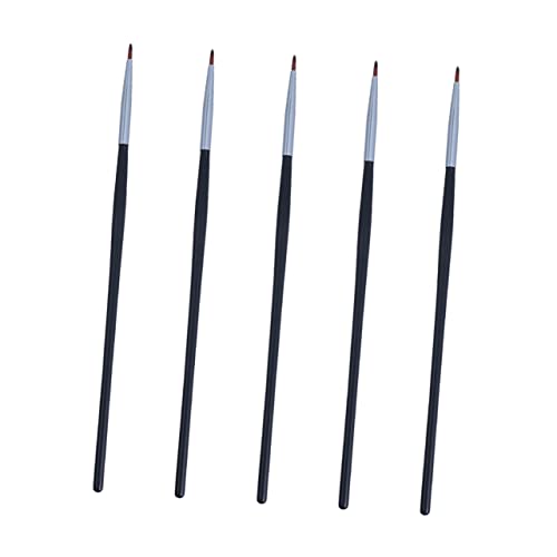 IWOWHERO 5stücke Eyeliner Pinsel Und Lidschatten Mit Komfortablen Köpfen Für Make-up Anwendung Lippen Und Augen Aus Hochwertigen Materialien Tragbar Für Salon Und Heimgebrauch von IWOWHERO