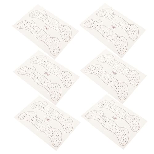 IWOWHERO 6 Blätter Temporäre Gesichtstattoos Freckle Transfer Sticker Makeup Aufkleber für Frauen Mädchen Natürliches Sommerschein Design Vielseitig für Party Cosplay Alltagslook von IWOWHERO