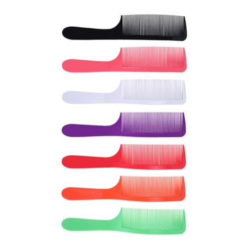 IWOWHERO 6 Stück Teiliges S förmige Salon Styling Kämme in Farben Antistatisch Strapazierfähig für Damen Herren Knotenentfernung und Haarschonung von IWOWHERO