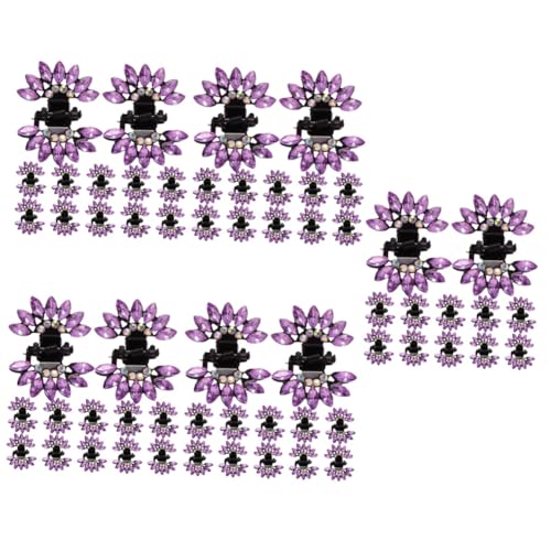 IWOWHERO 60stücke Teiliges Wasserdiamant Haarspangen Für Mädchen Und Frauen Mini Haarklammern Rutschfeste Mini-haarclips Für Dünnes Und Dickes Haar Glänzende Haarklammern Für Jeden von IWOWHERO