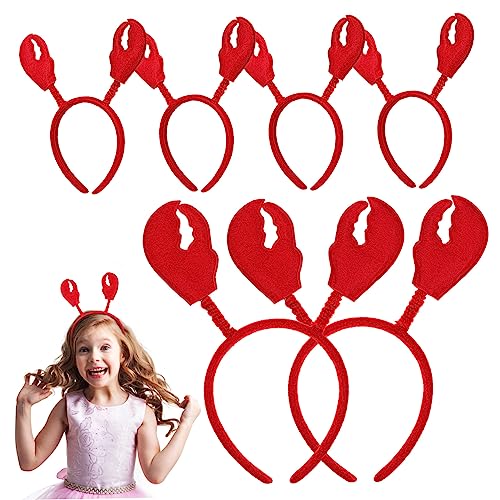 IWOWHERO 6stücke Krabben Stirnband Hummer Kopf Bopper Für Spielen Party Accessoires Meerestier Kostüm Zubehör von IWOWHERO